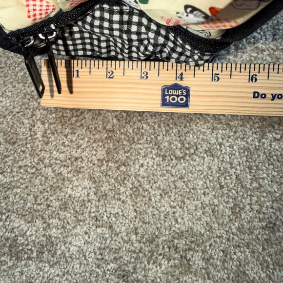 Elegant Kids 2000 Vintage Diaper Bag Navy Gingham Puppy Cat EK22114 NWT USA - Picture 12 of 13